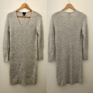 Club Monaco Gray Alpaca Blend Sweater Dress